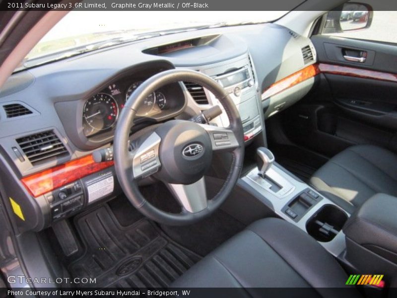  2011 Legacy 3.6R Limited Off-Black Interior