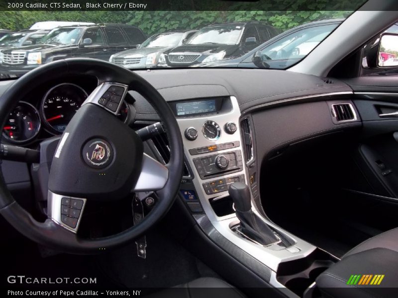 Black Cherry / Ebony 2009 Cadillac CTS Sedan