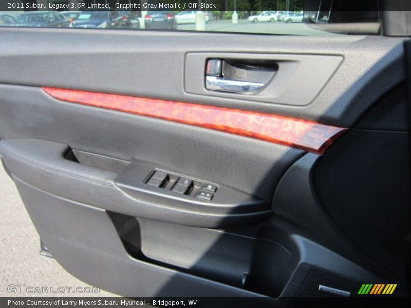 Graphite Gray Metallic / Off-Black 2011 Subaru Legacy 3.6R Limited