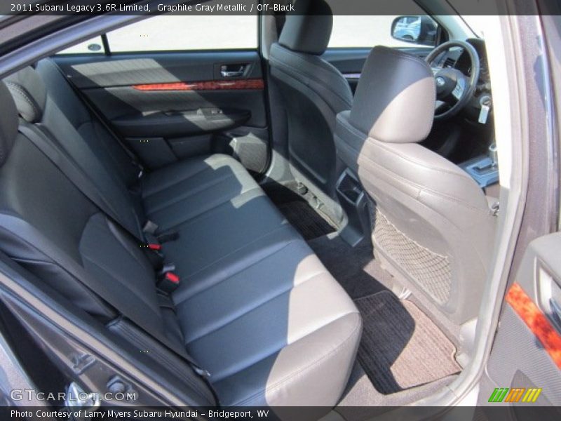 Graphite Gray Metallic / Off-Black 2011 Subaru Legacy 3.6R Limited