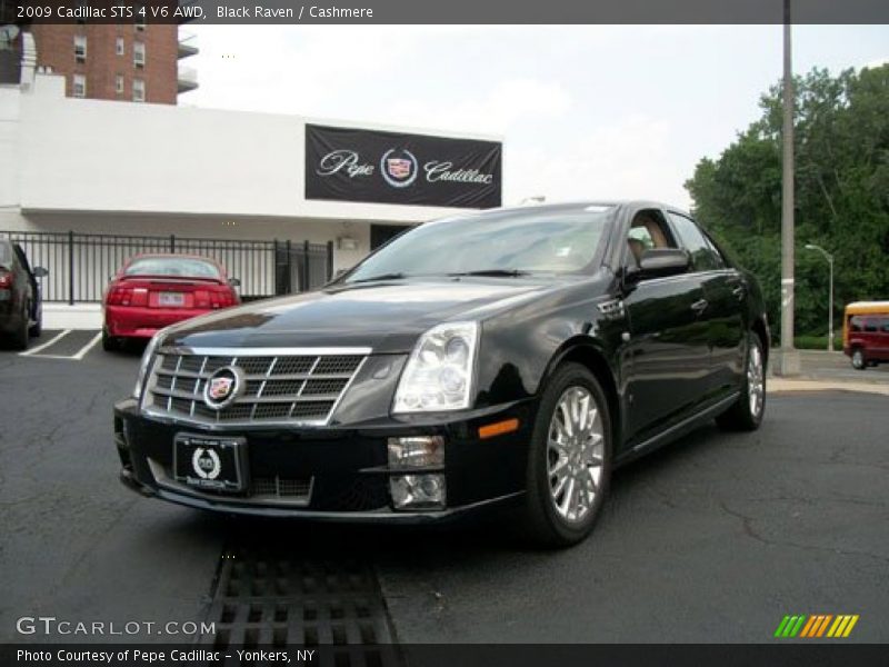 Black Raven / Cashmere 2009 Cadillac STS 4 V6 AWD