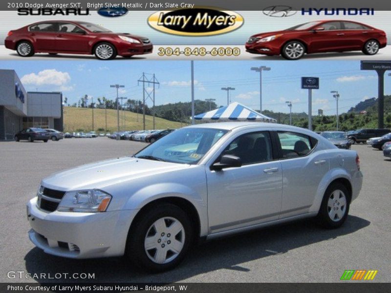 Bright Silver Metallic / Dark Slate Gray 2010 Dodge Avenger SXT