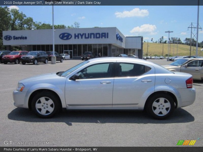 Bright Silver Metallic / Dark Slate Gray 2010 Dodge Avenger SXT