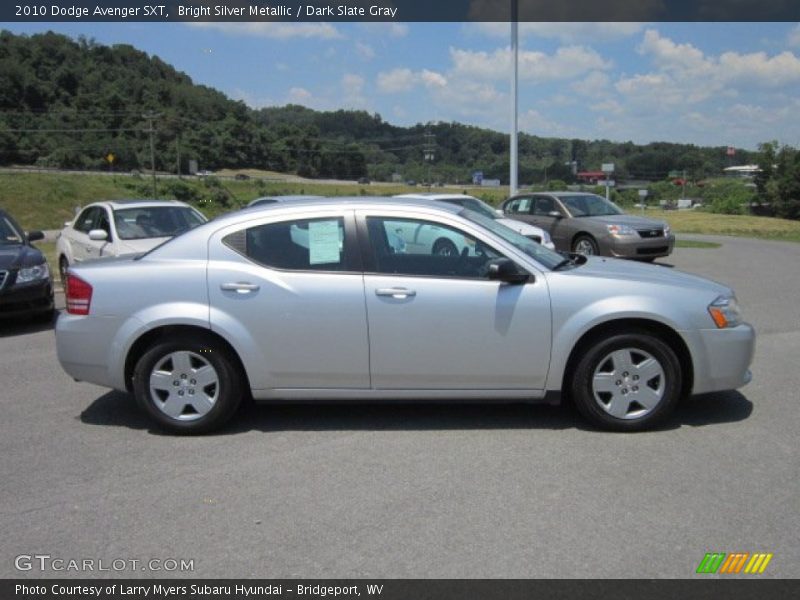 Bright Silver Metallic / Dark Slate Gray 2010 Dodge Avenger SXT