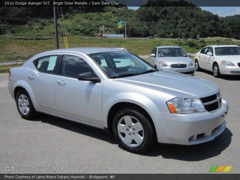 Bright Silver Metallic / Dark Slate Gray 2010 Dodge Avenger SXT