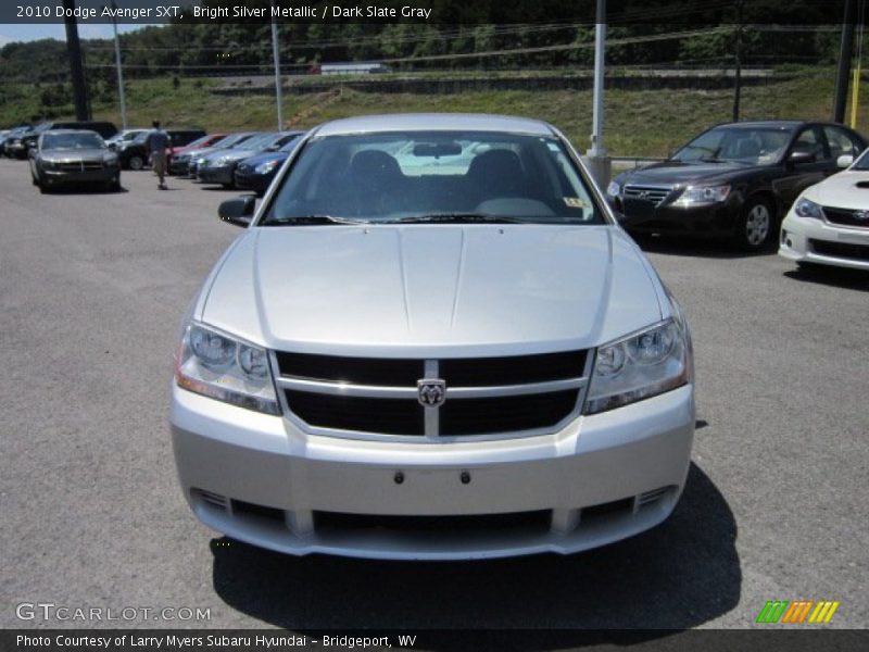 Bright Silver Metallic / Dark Slate Gray 2010 Dodge Avenger SXT