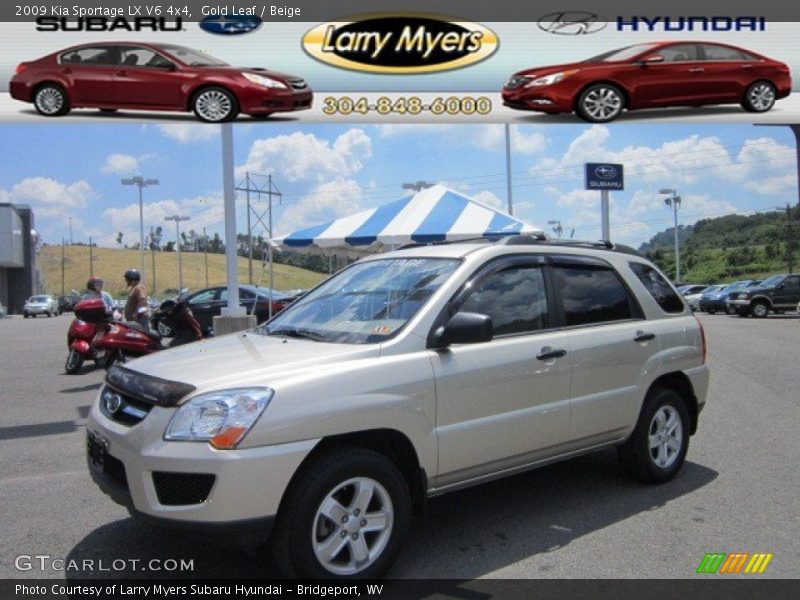 Gold Leaf / Beige 2009 Kia Sportage LX V6 4x4