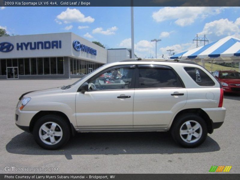 Gold Leaf / Beige 2009 Kia Sportage LX V6 4x4