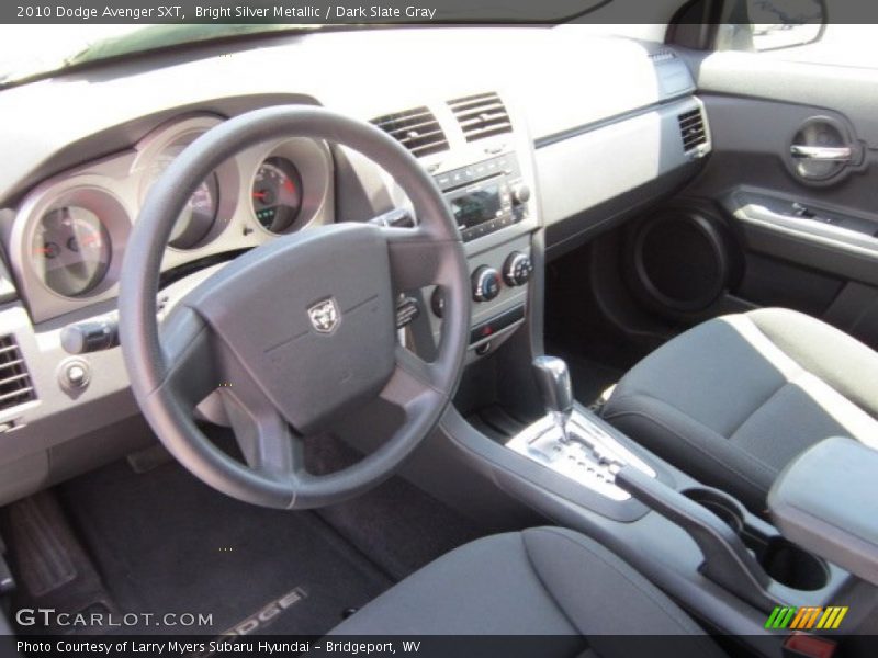 Bright Silver Metallic / Dark Slate Gray 2010 Dodge Avenger SXT