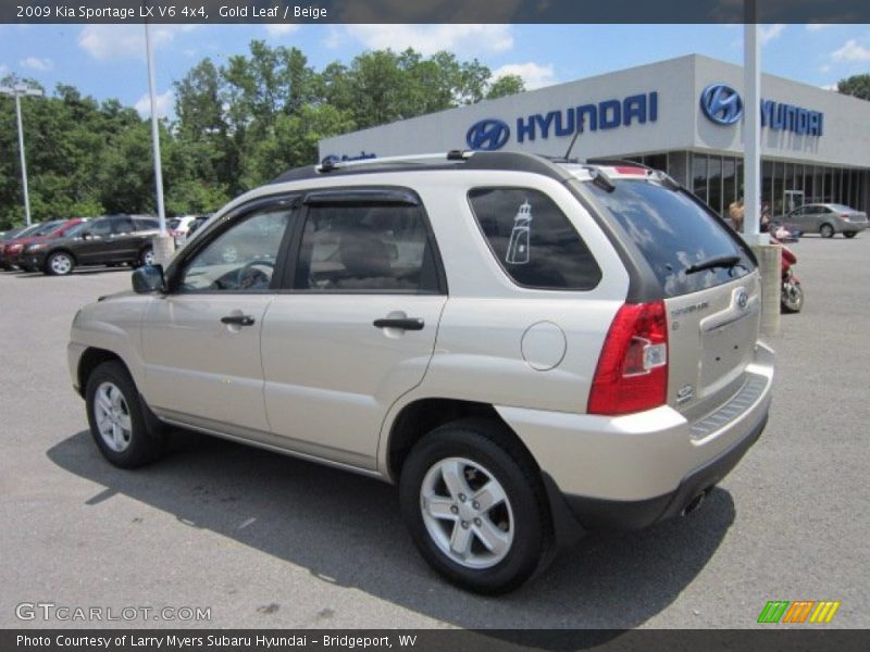 Gold Leaf / Beige 2009 Kia Sportage LX V6 4x4