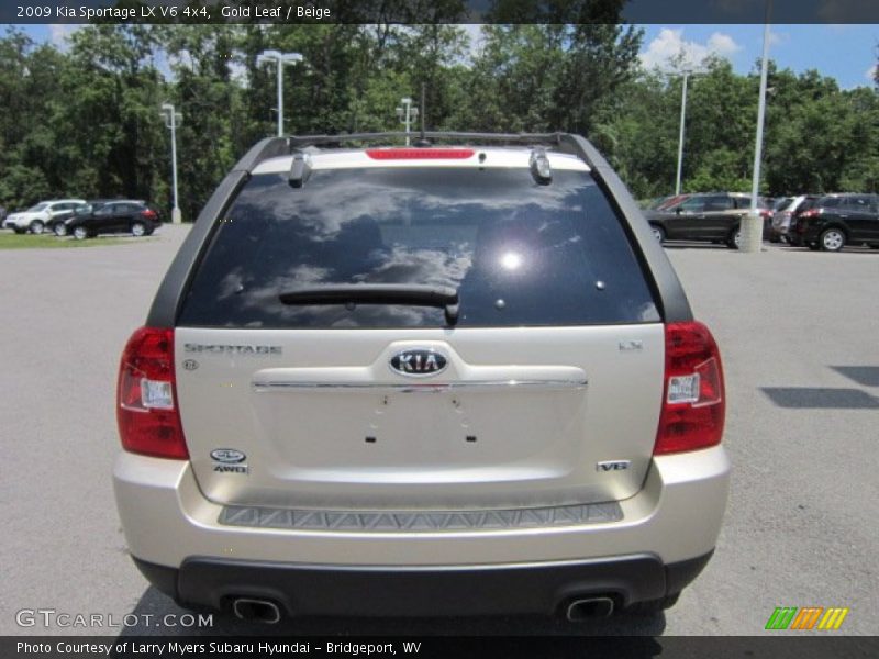 Gold Leaf / Beige 2009 Kia Sportage LX V6 4x4