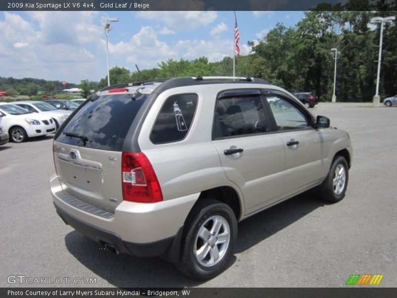 Gold Leaf / Beige 2009 Kia Sportage LX V6 4x4