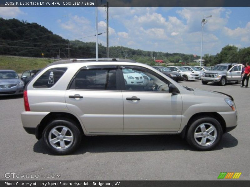 Gold Leaf / Beige 2009 Kia Sportage LX V6 4x4