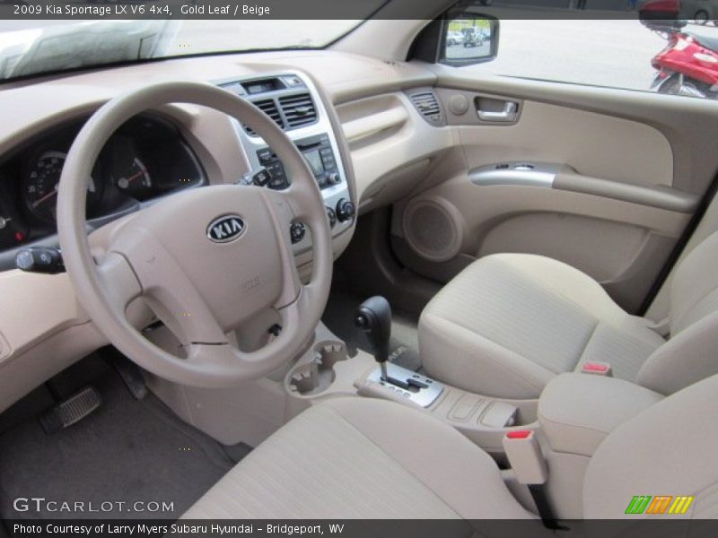 Gold Leaf / Beige 2009 Kia Sportage LX V6 4x4
