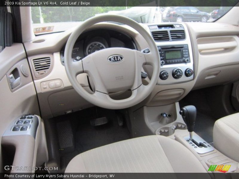 Gold Leaf / Beige 2009 Kia Sportage LX V6 4x4