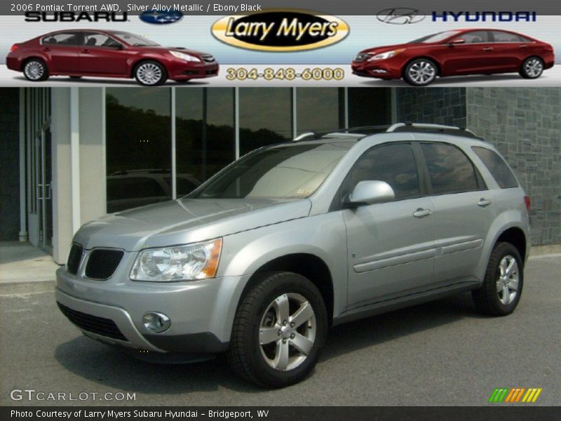 Silver Alloy Metallic / Ebony Black 2006 Pontiac Torrent AWD