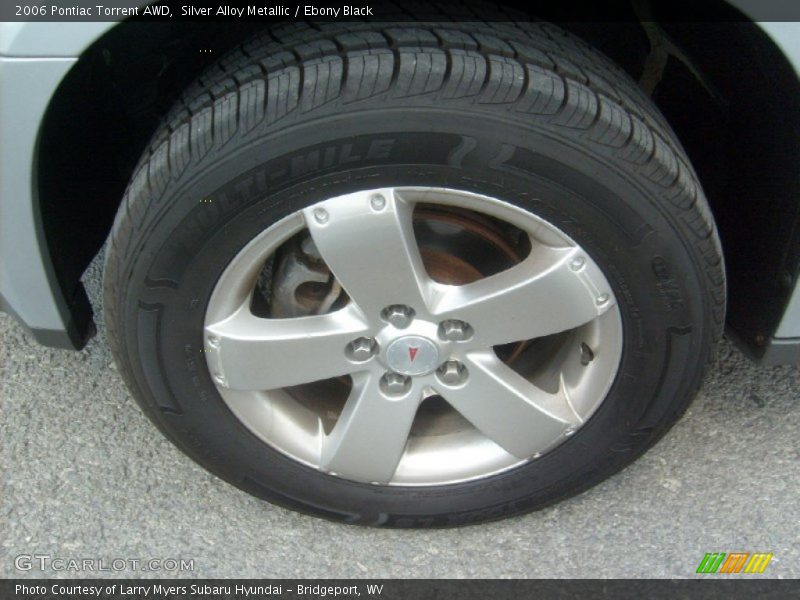 Silver Alloy Metallic / Ebony Black 2006 Pontiac Torrent AWD