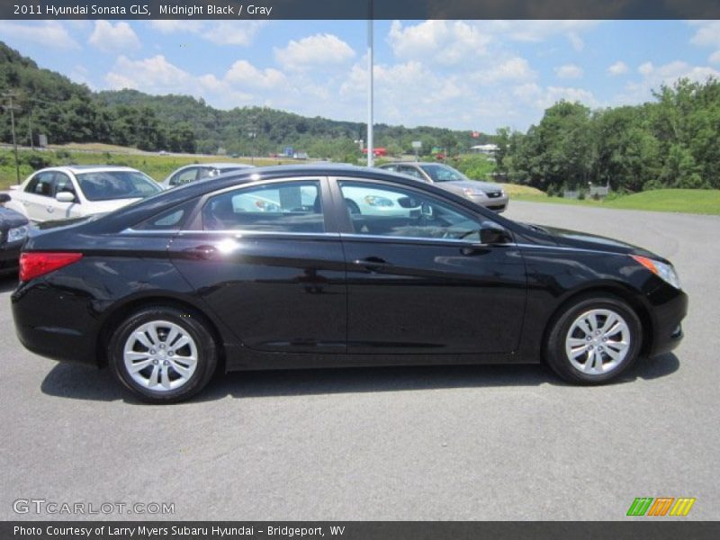 Midnight Black / Gray 2011 Hyundai Sonata GLS