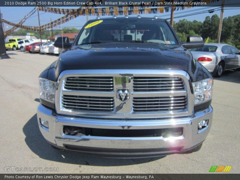 Brilliant Black Crystal Pearl / Dark Slate/Medium Graystone 2010 Dodge Ram 2500 Big Horn Edition Crew Cab 4x4