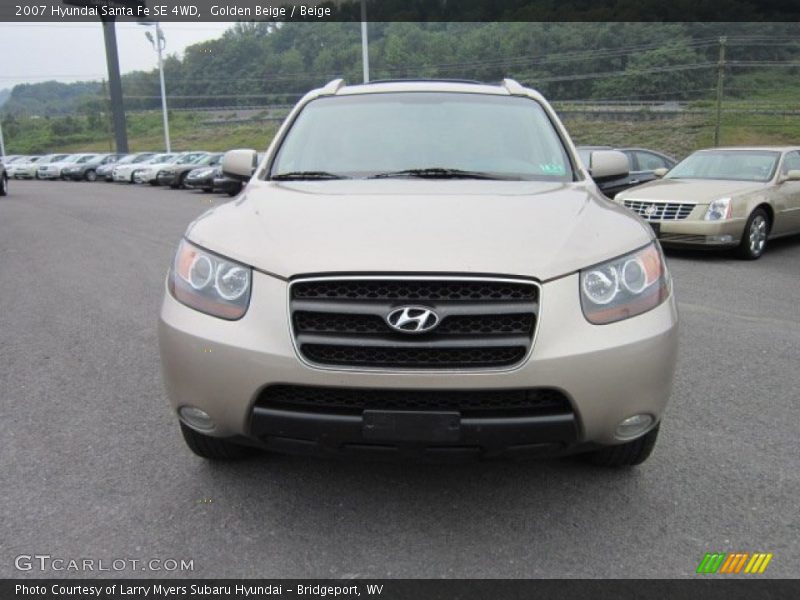 Golden Beige / Beige 2007 Hyundai Santa Fe SE 4WD