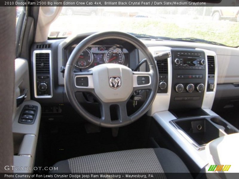 Brilliant Black Crystal Pearl / Dark Slate/Medium Graystone 2010 Dodge Ram 2500 Big Horn Edition Crew Cab 4x4