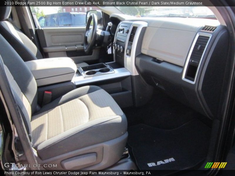 Brilliant Black Crystal Pearl / Dark Slate/Medium Graystone 2010 Dodge Ram 2500 Big Horn Edition Crew Cab 4x4
