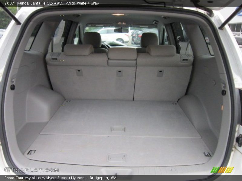 Arctic White / Gray 2007 Hyundai Santa Fe GLS 4WD