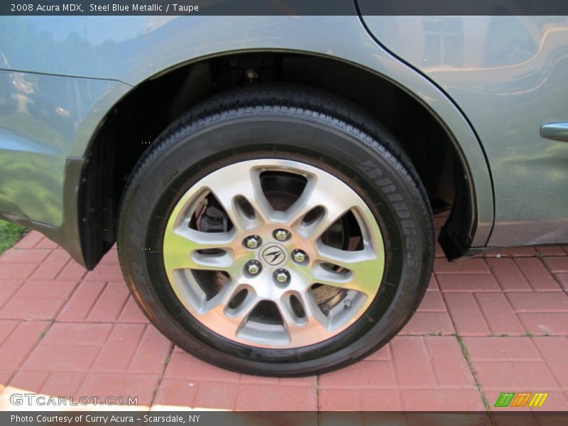 Steel Blue Metallic / Taupe 2008 Acura MDX