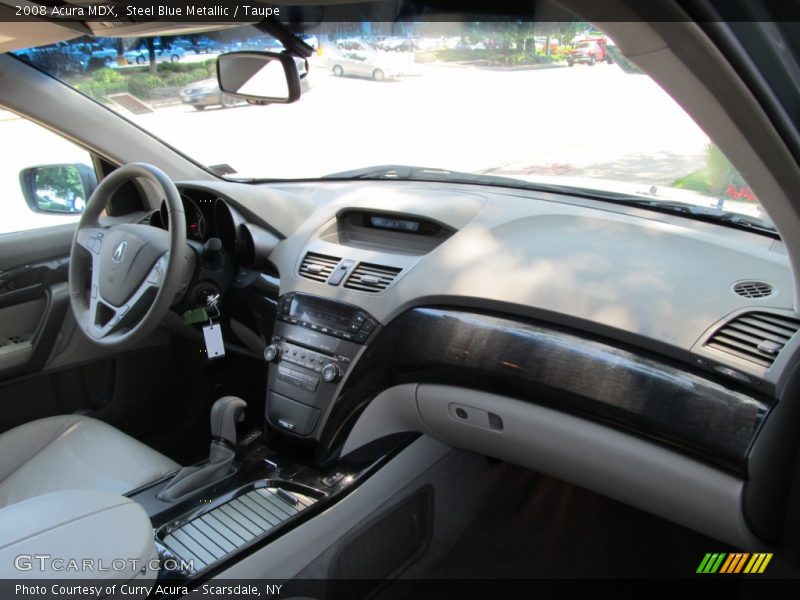Steel Blue Metallic / Taupe 2008 Acura MDX
