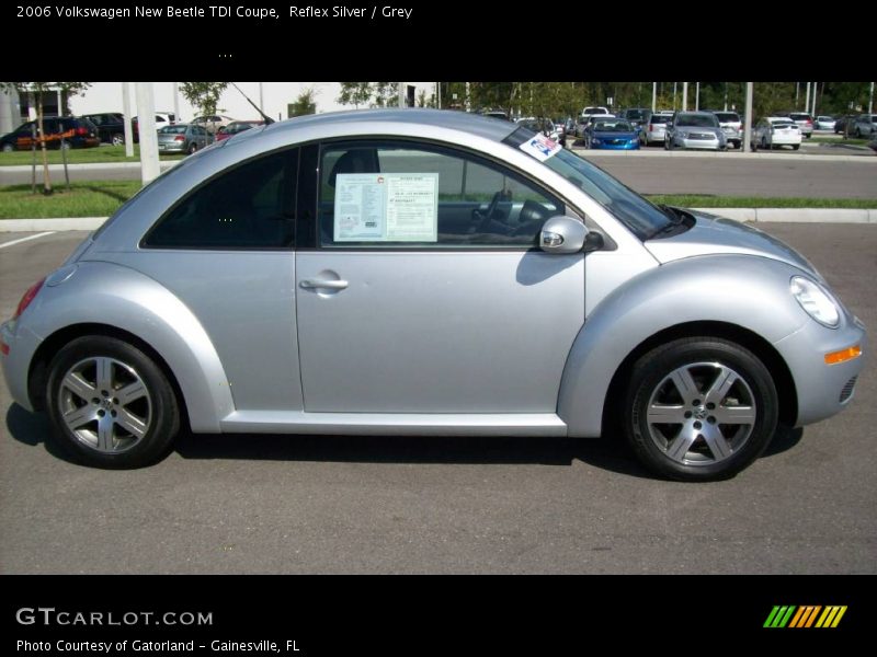 Reflex Silver / Grey 2006 Volkswagen New Beetle TDI Coupe