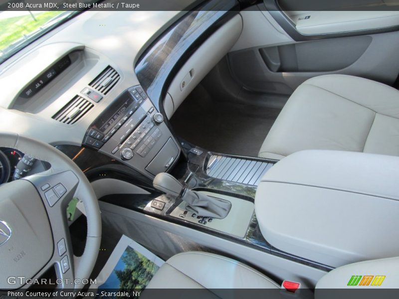 Steel Blue Metallic / Taupe 2008 Acura MDX