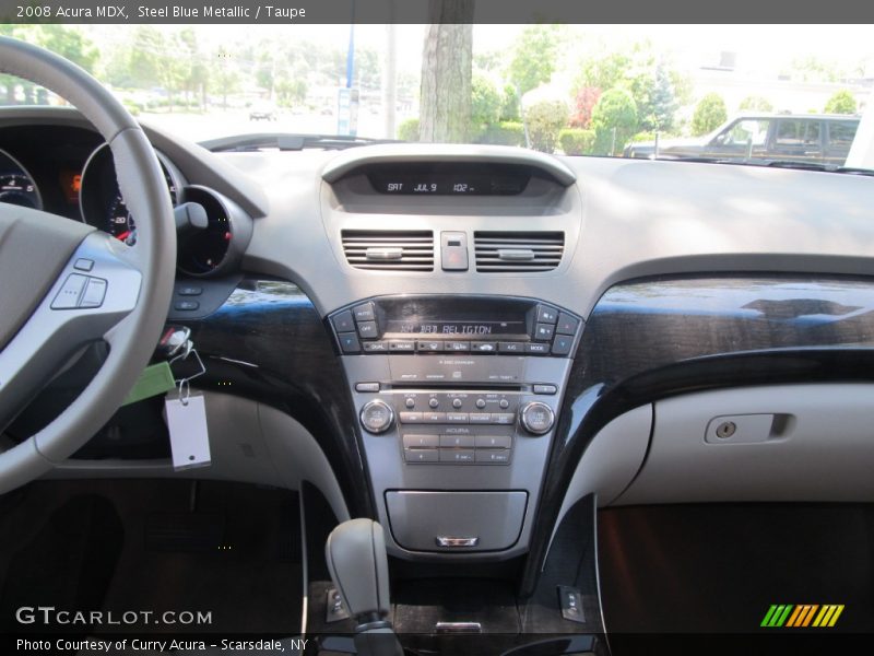 Steel Blue Metallic / Taupe 2008 Acura MDX