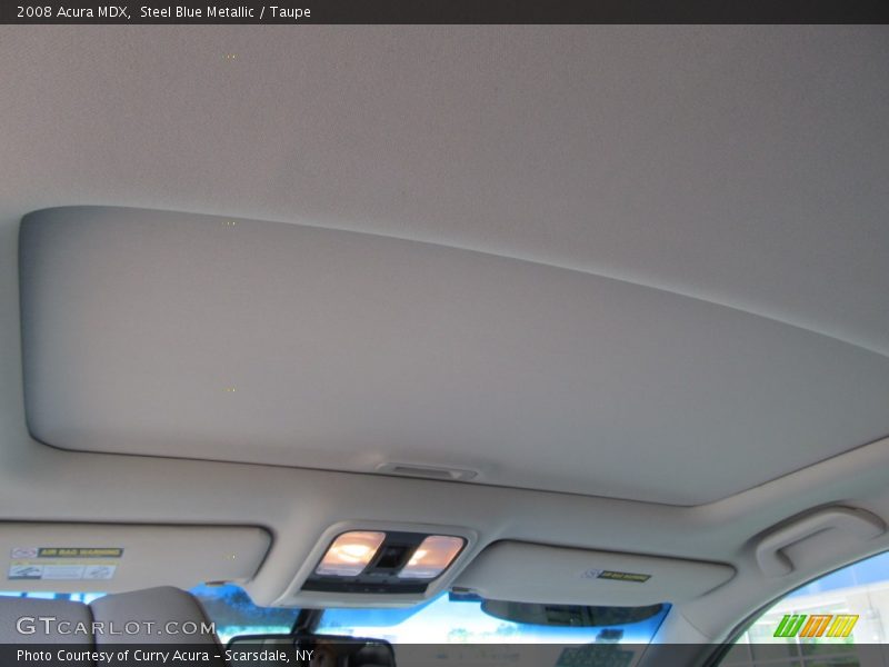 Steel Blue Metallic / Taupe 2008 Acura MDX