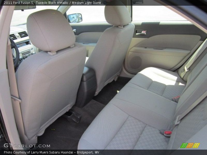 Tuxedo Black Metallic / Medium Light Stone 2011 Ford Fusion S