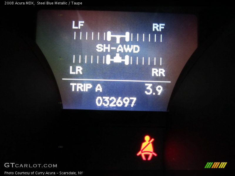 Steel Blue Metallic / Taupe 2008 Acura MDX