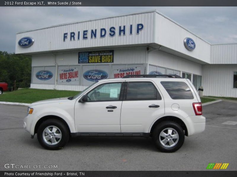 White Suede / Stone 2012 Ford Escape XLT