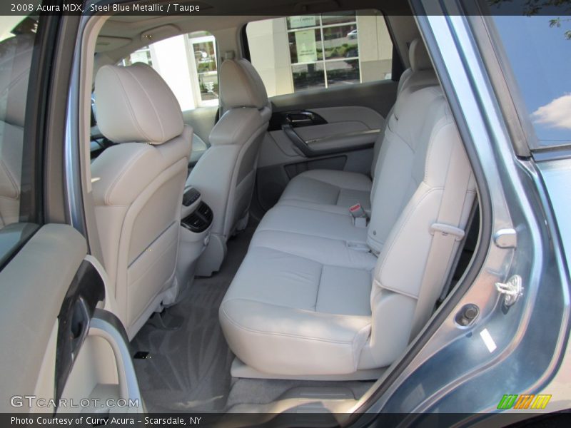 Steel Blue Metallic / Taupe 2008 Acura MDX