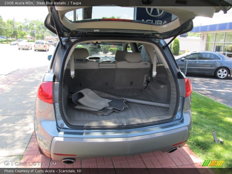 Steel Blue Metallic / Taupe 2008 Acura MDX