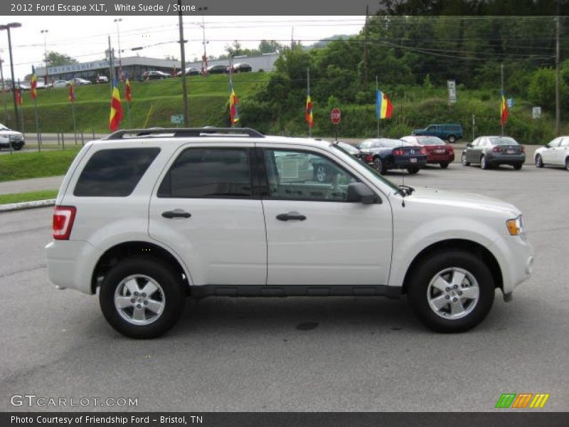 White Suede / Stone 2012 Ford Escape XLT