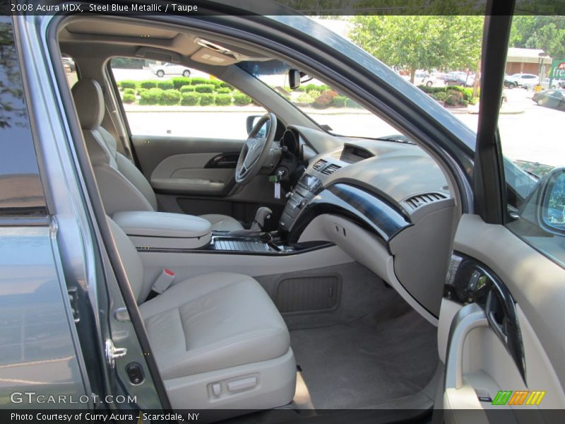Steel Blue Metallic / Taupe 2008 Acura MDX