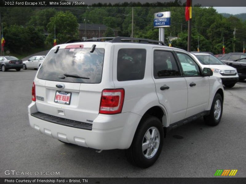 White Suede / Stone 2012 Ford Escape XLT