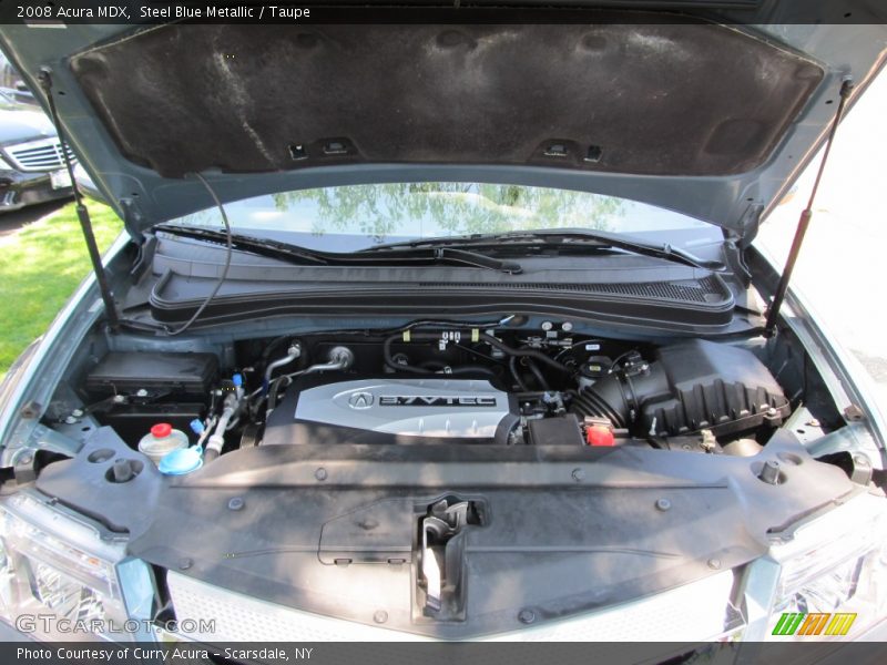 Steel Blue Metallic / Taupe 2008 Acura MDX