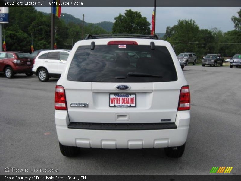 White Suede / Stone 2012 Ford Escape XLT