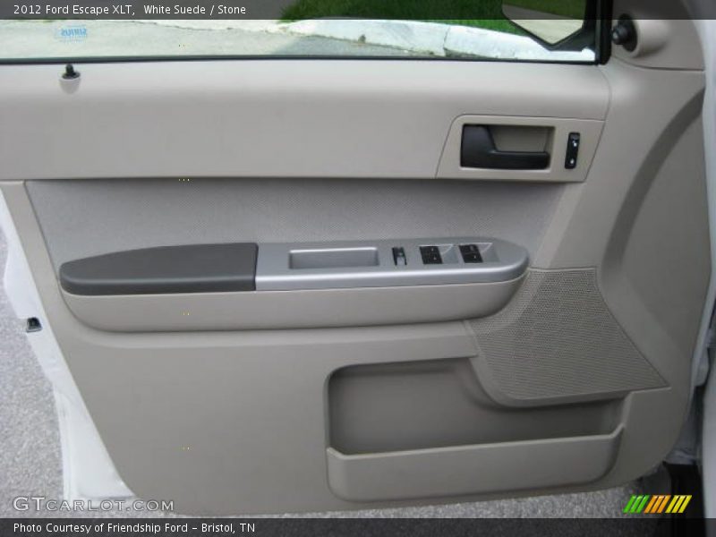 White Suede / Stone 2012 Ford Escape XLT