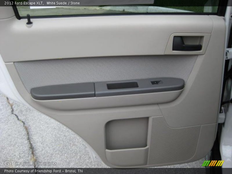 White Suede / Stone 2012 Ford Escape XLT