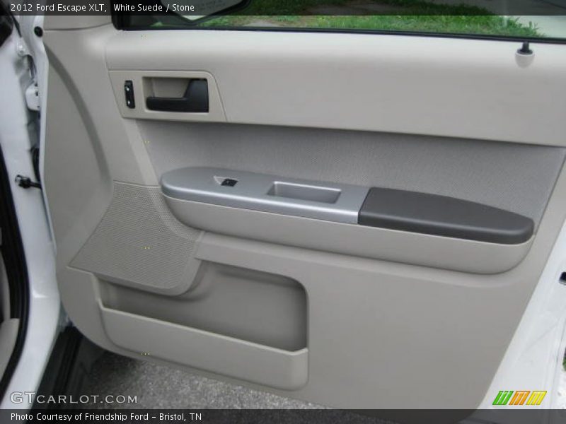 White Suede / Stone 2012 Ford Escape XLT