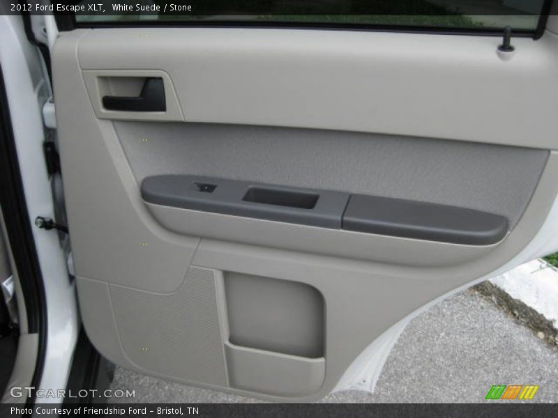 White Suede / Stone 2012 Ford Escape XLT