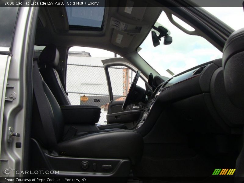 Gold Mist / Ebony 2008 Cadillac Escalade ESV AWD
