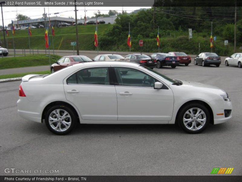  2012 Fusion SE White Suede