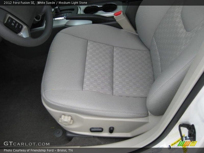  2012 Fusion SE Medium Light Stone Interior